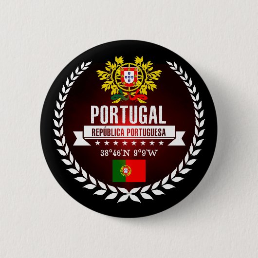 Badge Rond 5 Cm Portugal (Devant)