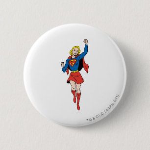 Badge Rond 5 Cm Pose 4 de Supergirl