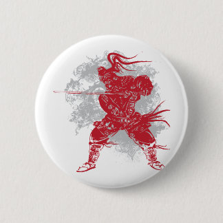 Badge Rond 5 Cm Pose de samouraïs