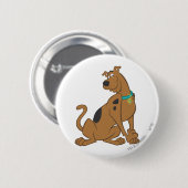 Badge Rond 5 Cm Pose Scooby-Doo Bashful (Devant & derrière)