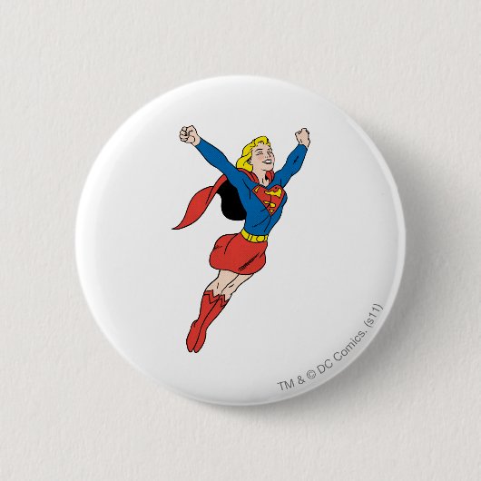 Badge Rond 5 Cm Pose superfille 6 (Devant)
