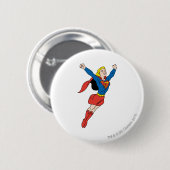 Badge Rond 5 Cm Pose superfille 6 (Devant & derrière)