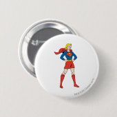 Badge Rond 5 Cm Pose superfille 7 (Devant & derrière)