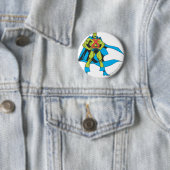 Badge Rond 5 Cm Poses de Martian Manhunter (En situation)