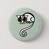 Badge Rond 5 Cm Possum - button (Devant)