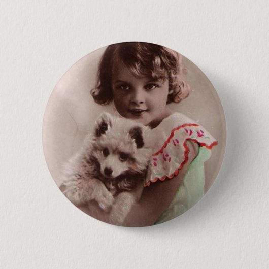 Badge Rond 5 Cm Post Card Romantic (Devant)