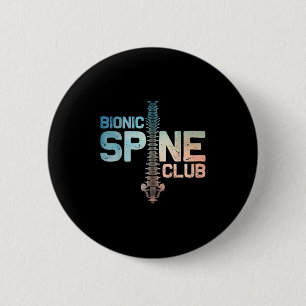 Badge Rond 5 Cm Post Spine Chirurgie Art Pour Hommes Femmes Spine 
