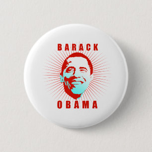 Badge Rond 5 Cm Poster d'Obama