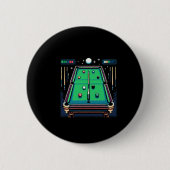 Badge Rond 5 Cm Pot Pixelated 8 bits Billiards (Devant)