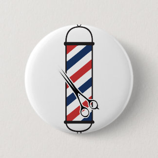 Badge Rond 5 Cm poteau de coiffeur