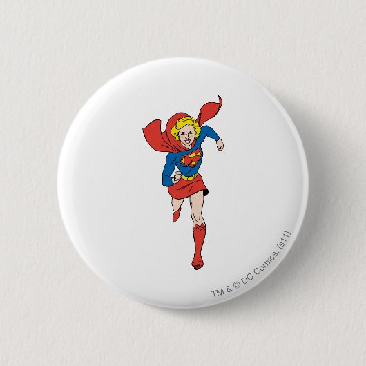 Badge Rond 5 Cm Poteau de superfille 8 (Devant)