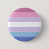 Badge Rond 5 Cm Poterie de Bigender Pride (Devant)