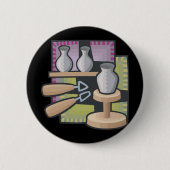 Badge Rond 5 Cm Potier (Devant)