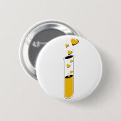 Badge Rond 5 Cm potion amour (Devant & derrière)