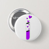 Badge Rond 5 Cm potion amour (Devant & derrière)
