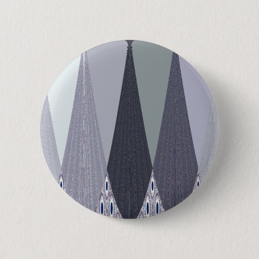 Badge Rond 5 Cm Pots Chevron Gris Cendré Imprimer (Devant)