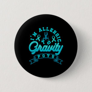 Badge Rond 5 Cm Pots Syndrome Dysautonomia Sensibilisation Dysauto