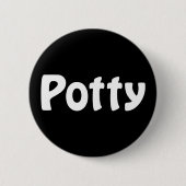 Badge Rond 5 Cm Potty button (Devant)