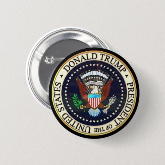 Badge Rond 5 Cm POTUS Donald J. Trump (Devant & derrière)