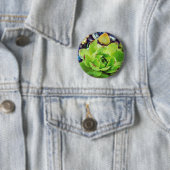 Badge Rond 5 Cm Poules et poules (En situation)