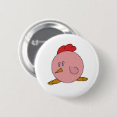 Badge Rond 5 Cm Poulet Chubby (Devant & derrière)