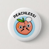 Badge Rond 5 Cm Poulet De Pêche Fruit Sans Perche (Devant)