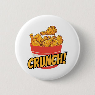Badge Rond 5 Cm Poulet frit