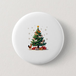 Badge Rond 5 Cm Poulet Vache Chèvre Cheval Ferme Animal Agriculteu