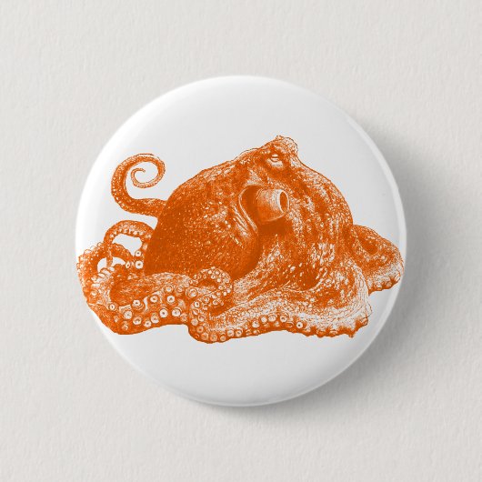 Badge Rond 5 Cm poulpe (Devant)