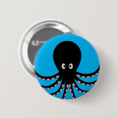 Badge Rond 5 Cm poulpe (Devant & derrière)