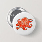 Badge Rond 5 Cm Poulpe géant (Devant & derrière)