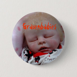 Badge Rond 5 Cm Poupée d'horreur de Gravenbabies