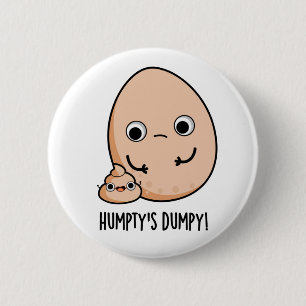 Badge Rond 5 Cm Poupée d'Oeufs Drôle Humpty