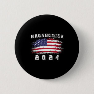 Badge Rond 5 Cm Pour 2024 Légende du président Trump 1