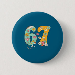 Badge Rond 5 Cm Pour 67 Infirmière 67 Mème Docteur
