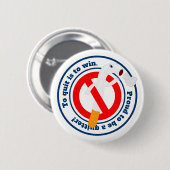 Badge Rond 5 Cm Pour arrêter de fumer, c'est gagner bouton (Devant & derrière)