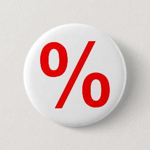 Badge Rond 5 Cm Pour cent