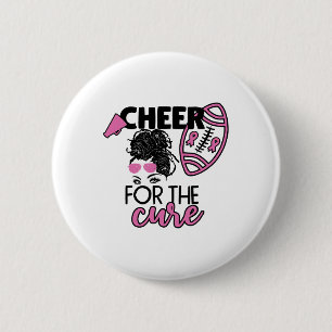 Badge Rond 5 Cm Pour la sensibilisation au cancer du sein du footb