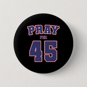 Badge Rond 5 Cm Pour le 45 président Trump 2020 Patriotic American
