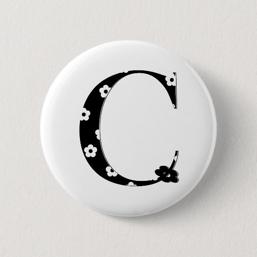 Badge Rond 5 Cm pour le bouton modèle initial (Devant)