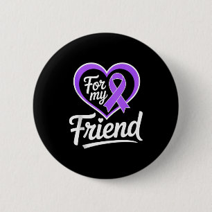 Badge Rond 5 Cm Pour le mois de la sensibilisation au lupus du cœu