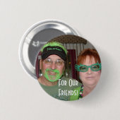 Badge Rond 5 Cm Pour nos amis ! (Devant & derrière)