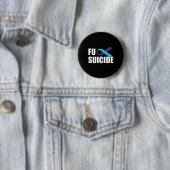 Badge Rond 5 Cm Pour Suicide Sensibilisation au suicide Ribbon Sui (En situation)