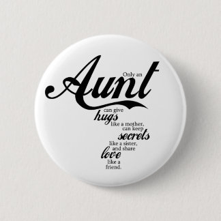 Badge Rond 5 Cm pour tante
