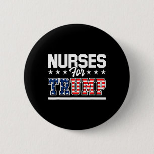 Badge Rond 5 Cm Pour Trump America President 2020 Duty Scrubs