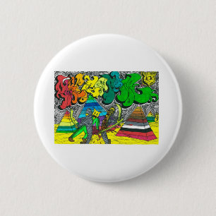 Badge Rond 5 Cm Pourcentage des momies de hachage