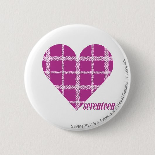 Badge Rond 5 Cm Pourpre 2 de plaid (Devant)