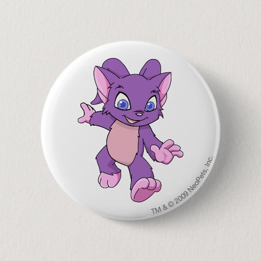 Badge Rond 5 Cm Pourpre d'Acara (Devant)
