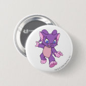 Badge Rond 5 Cm Pourpre d'Acara (Devant & derrière)