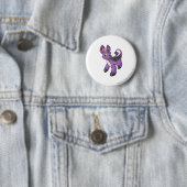 Badge Rond 5 Cm Pourpre de Bori (En situation)